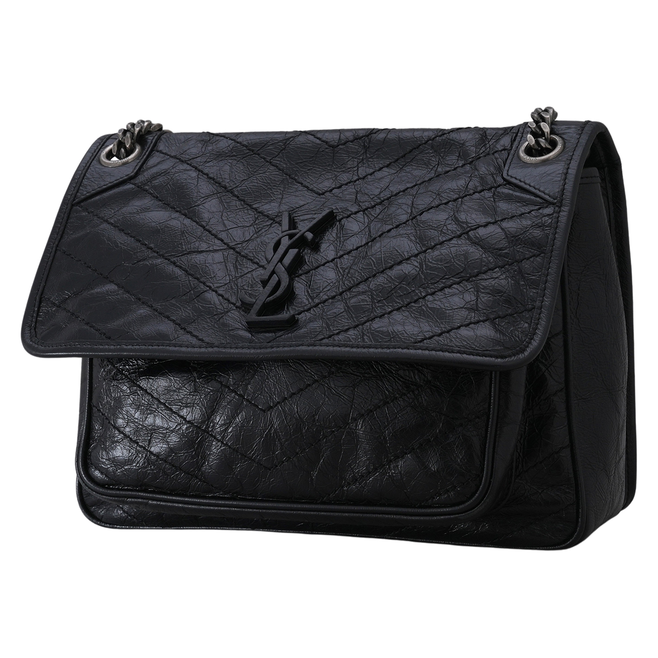 YVES SAINT LAURENT(USED)생로랑 498894 니키 미디움 체인 백